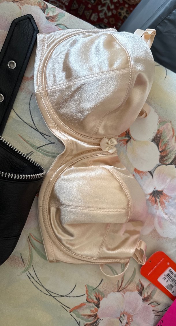 Beyaz Straplez Midi Sütyen 75d sütyen - Görsel 3