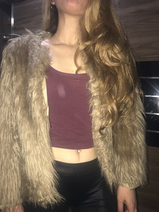camel renk kürk
