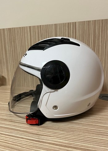 Beyaz Motosiklet Kask LS2 M beden - Görsel 2