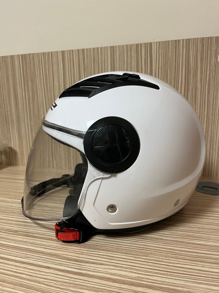 Beyaz  Motosiklet Kask LS2 M beden - Görsel 2