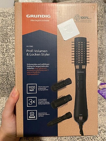 Grundig saç şekillendirici 2 yıl garantili