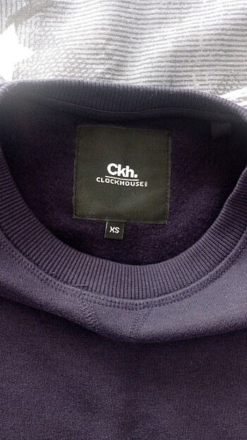 xs Beden lacivert Renk Ckh. Clockhouse Sweatshirt