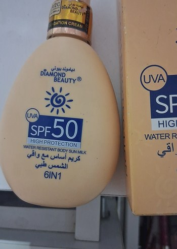 Diamond Beauty SPF 50 Yüksek Koruma Güneş kremli fondöten - Görsel 2