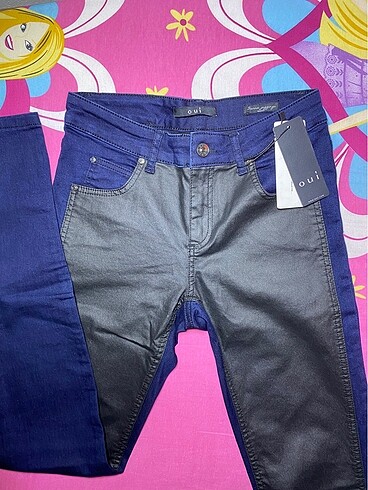 36 Beden lacivert Renk Slim fit pantolon oui