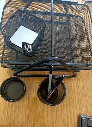 Ofis kalemlik + raf set