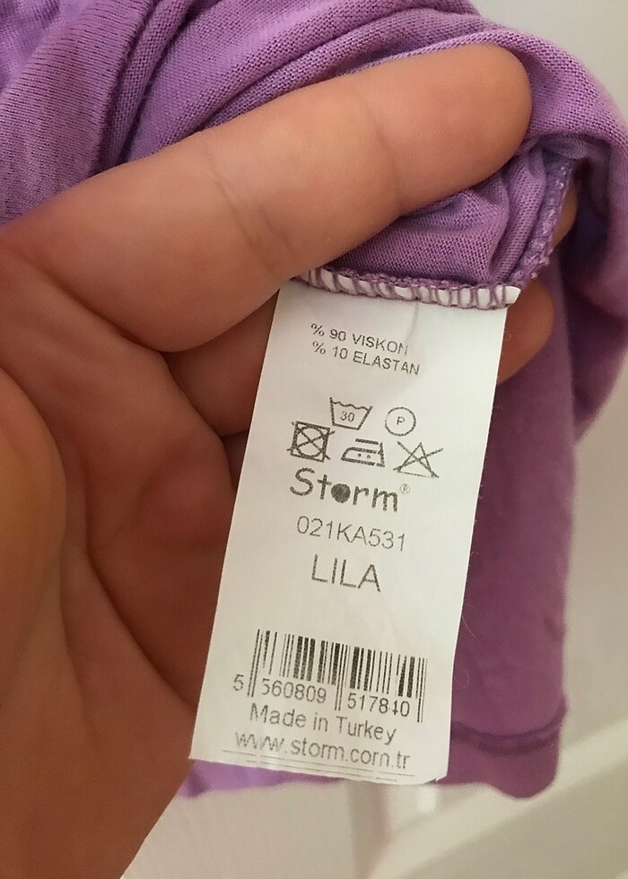 Bluz lila - Görsel 4