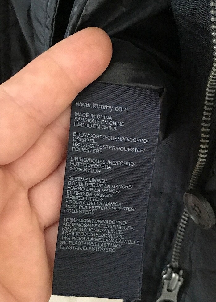 Tommy Hilfiger mont - Görsel 4