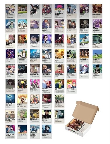 Anime posterleri 60 Adet