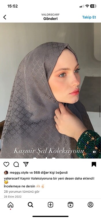 Valorscarfs şal
