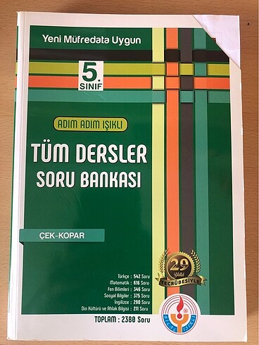 5. Sınıf test kitabı