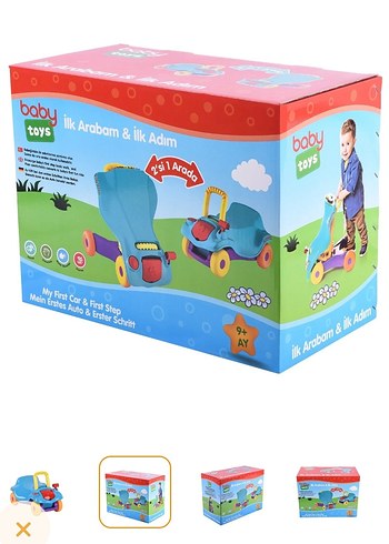 Baby Toys İlk Arabam ve İlk Adım Yürüteç