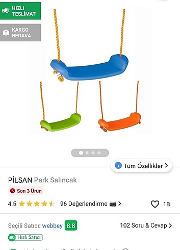  Beden Renk #salıncak 