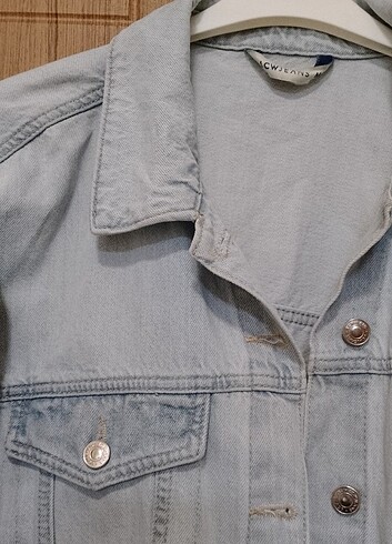 m Beden mavi Renk Kot Ceket Oversize Lcw