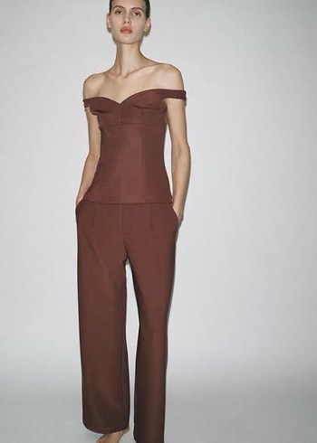 ZARA OMZU AÇIK BLUZ - Görsel 2