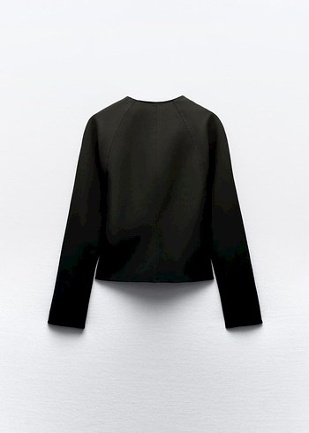 ZARA PARLAK TAŞLI FİYONKLU BLUZ - Görsel 2