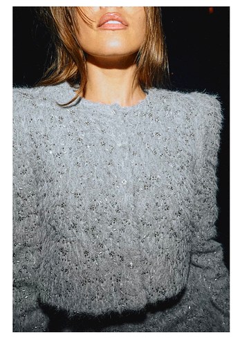 ZARA BONCUKLU SUNİ KÜRK CEKET - Görsel 2