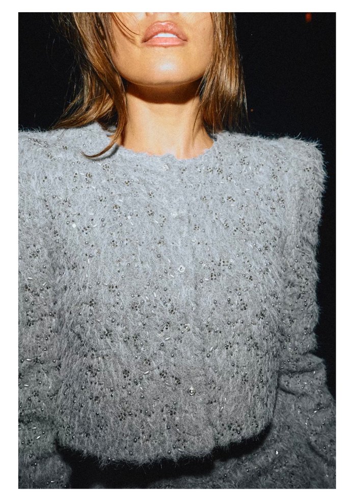 ZARA BONCUKLU SUNİ KÜRK CEKET - Görsel 2