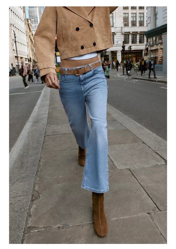 ZARA CULOTTE YÜKSEK BEL KEMERLİ JEAN - Görsel 2