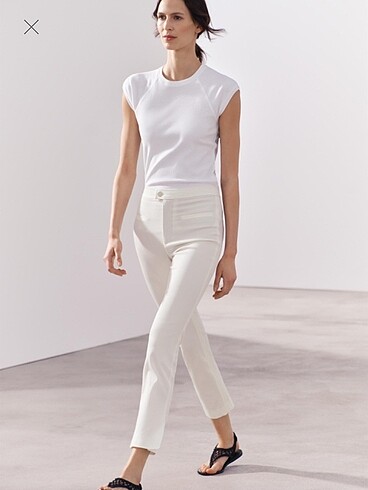 Zara ZARA EKRU PANTOLON