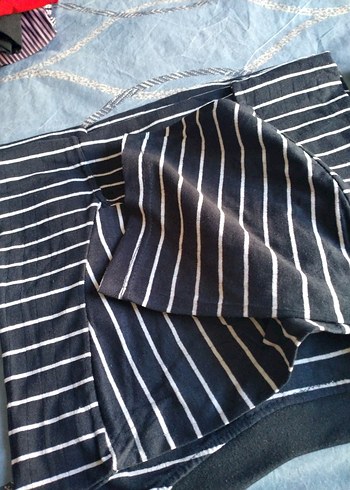 Erkek Çizgili Kısa Kollu Polo Tişört - Görsel 2