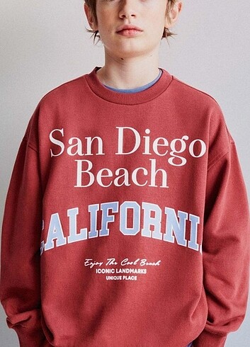 Zara Fitilli Dokulu Sweatshirt 