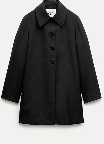 m Beden Zara ZW COLLECTION Yün Karışımlı Kaban