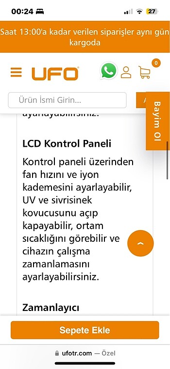 UFO hava temizleyici - Görsel 7