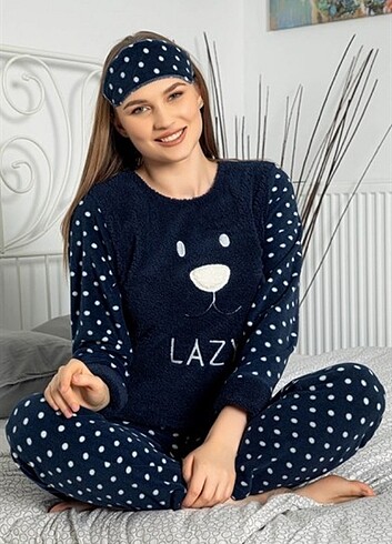 Havlu polar genç beden pijama takımı 