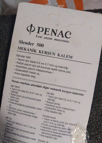 penac slender 0.5 kalem yenidir - Görsel 10