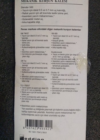 penac slender 0.5 kalem yenidir - Görsel 12