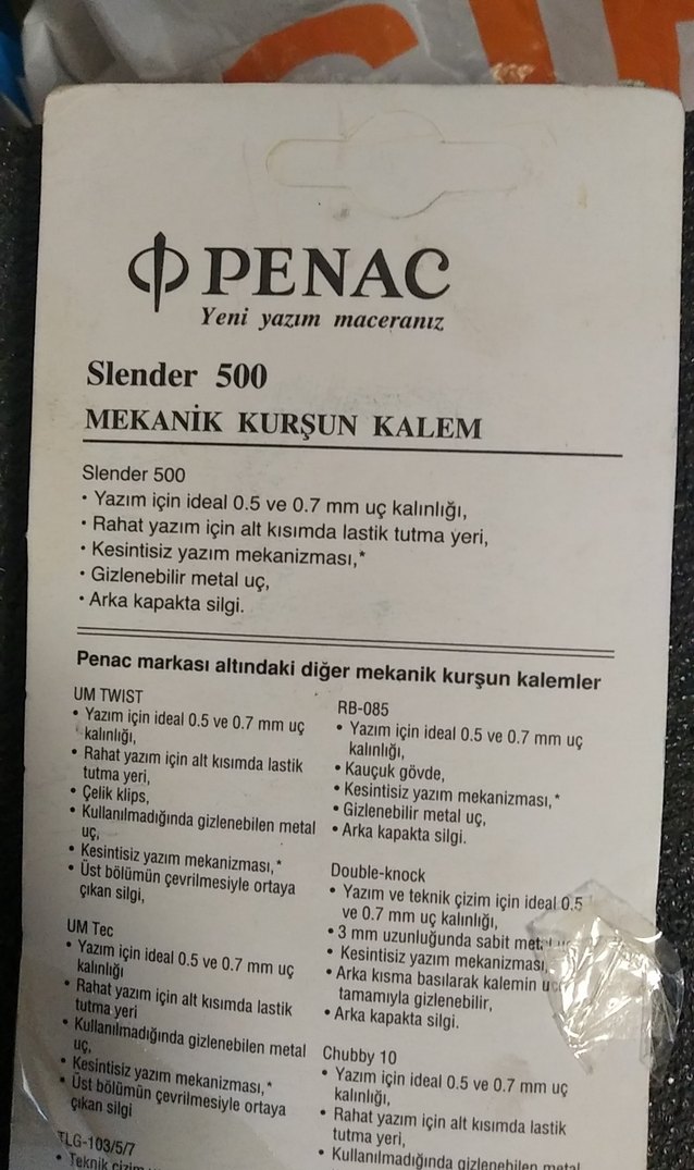 penac slender 0.5 kalem yenidir - Görsel 4