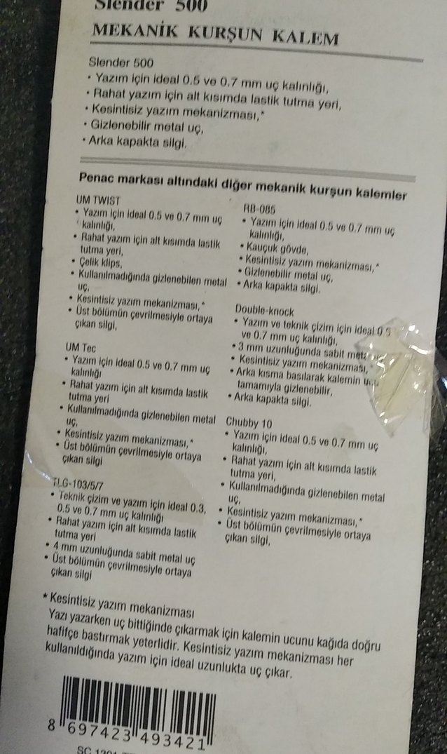 penac slender 0.5 kalem yenidir - Görsel 3