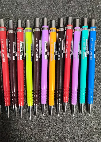 mikro 0.5-0.7-0.9 kalem seti yenidir - Görsel 7