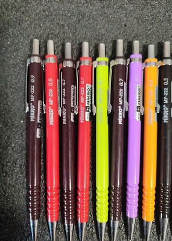 mikro 0.5-0.7-0.9 kalem seti yenidir - Görsel 8