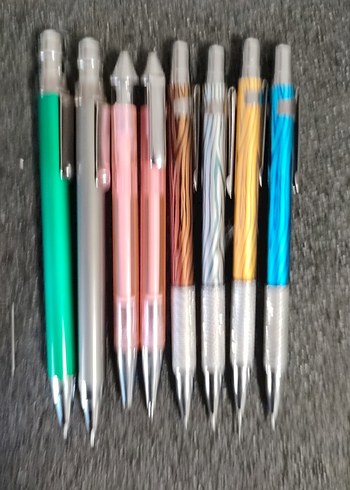 8 adet mini cep boy uçlu kalem seti yenidir - Görsel 4