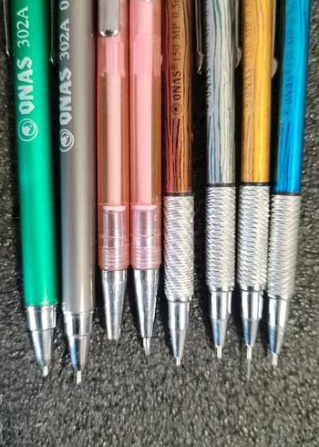 8 adet mini cep boy uçlu kalem seti yenidir - Görsel 3