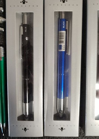 steelpen 3 fonksiyonlu metal gövde kalem yenidir adet fiyatıdır - Görsel 2