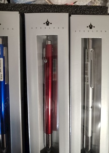 steelpen 3 fonksiyonlu metal gövde kalem yenidir adet fiyatıdır - Görsel 4