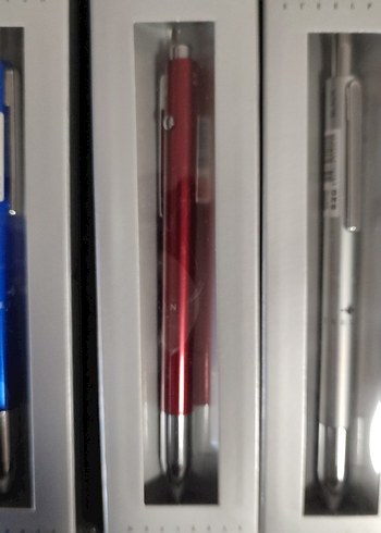 steelpen 3 fonksiyonlu metal gövde kalem yenidir adet fiyatıdır - Görsel 3