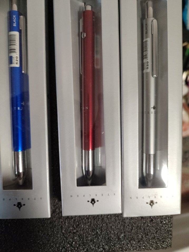 steelpen 3 fonksiyonlu metal gövde kalem yenidir adet fiyatıdır - Görsel 5