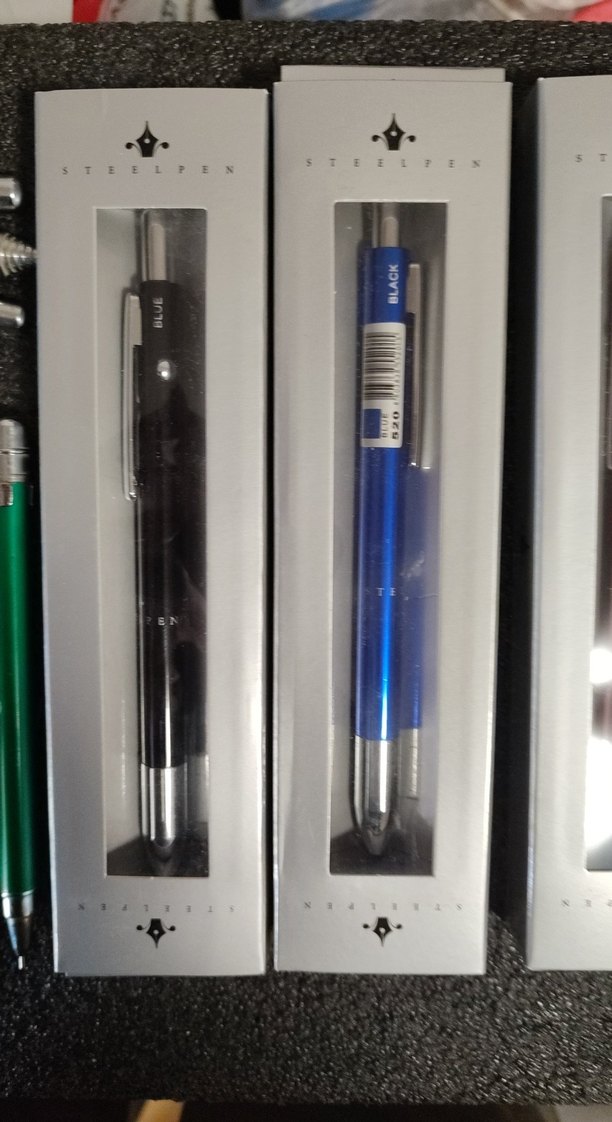 steelpen 3 fonksiyonlu metal gövde kalem yenidir adet fiyatıdır - Görsel 2