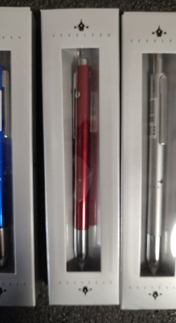 steelpen 3 fonksiyonlu metal gövde kalem yenidir adet fiyatıdır - Görsel 3