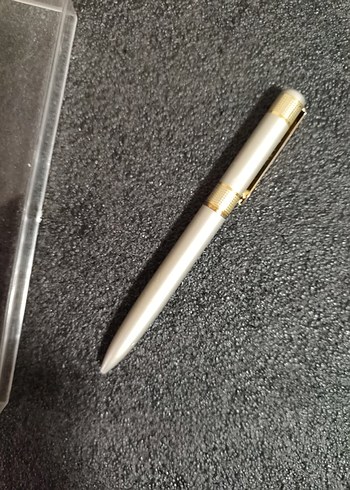 micro metal gövde üstten çevirmeli tükenmez kalem yenidir - Görsel 13