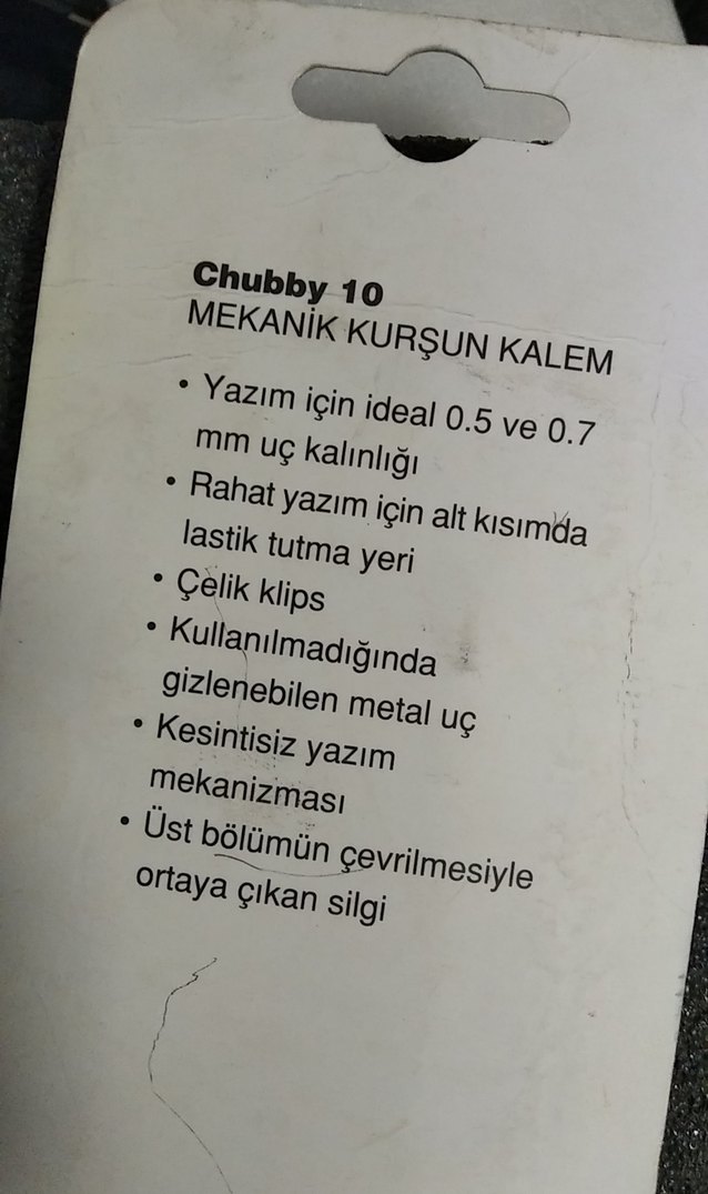 Chubby 10 Mekanik Kurşun Kalem 0.5 yenidir - Görsel 2