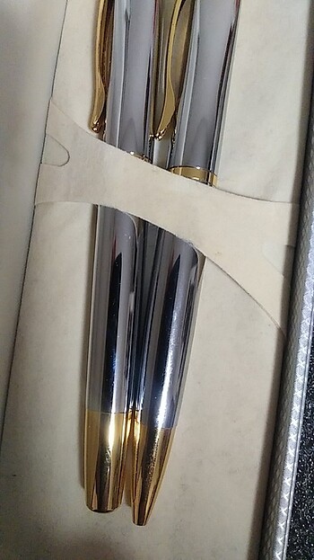 Beden Steelpen çevirmeli tükenmez ve kartuşlu dolma kalem seti yeni or