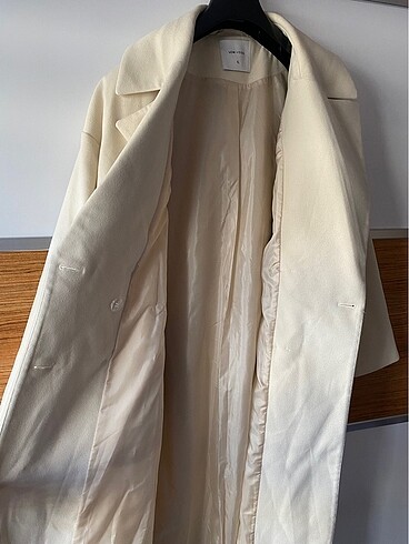 xl Beden ten rengi Renk Krem Astarlı Oversize kaban