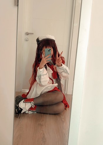 Kırmızı Beyaz cosplay hu tao