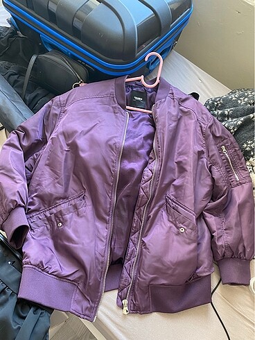 Mor bomber ceket H&M