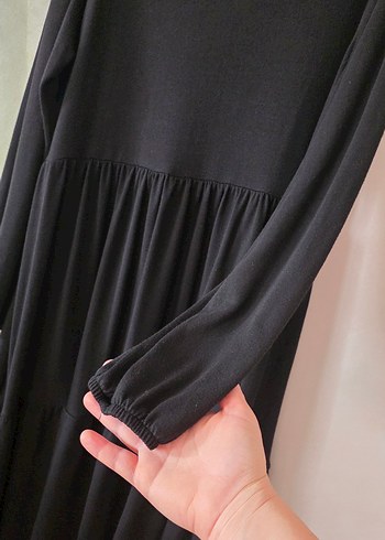 40 Beden İnce Triko Elbise - Görsel 6