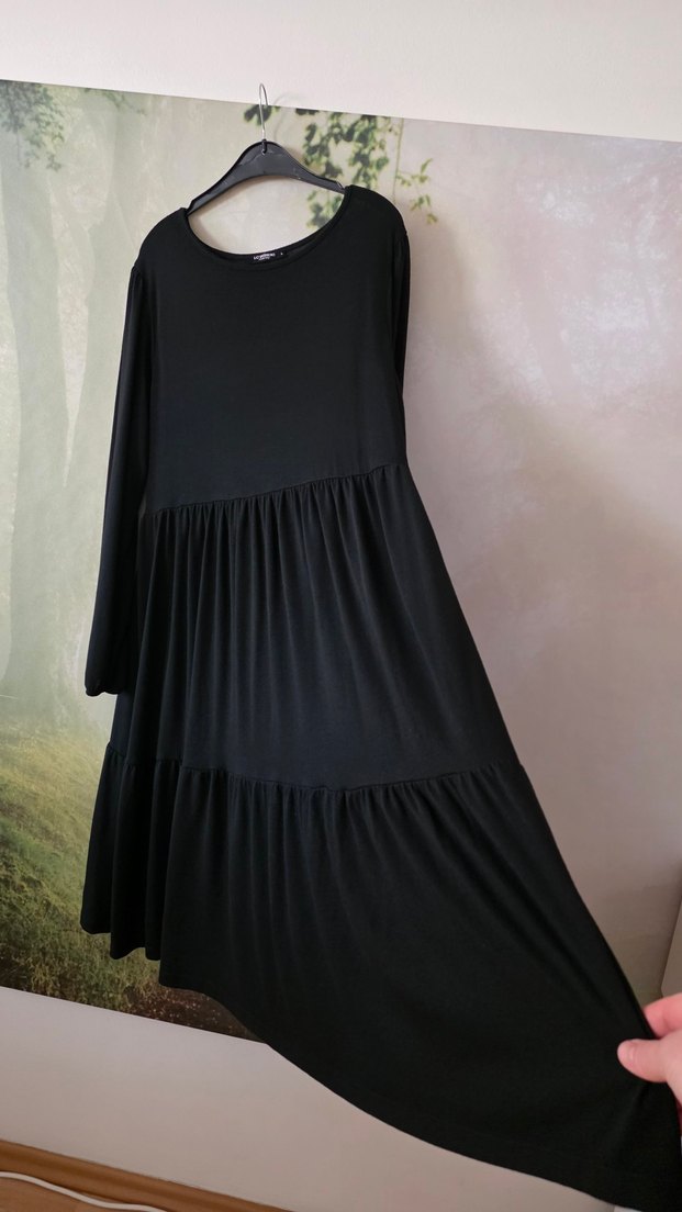 40 Beden İnce Triko Elbise - Görsel 5